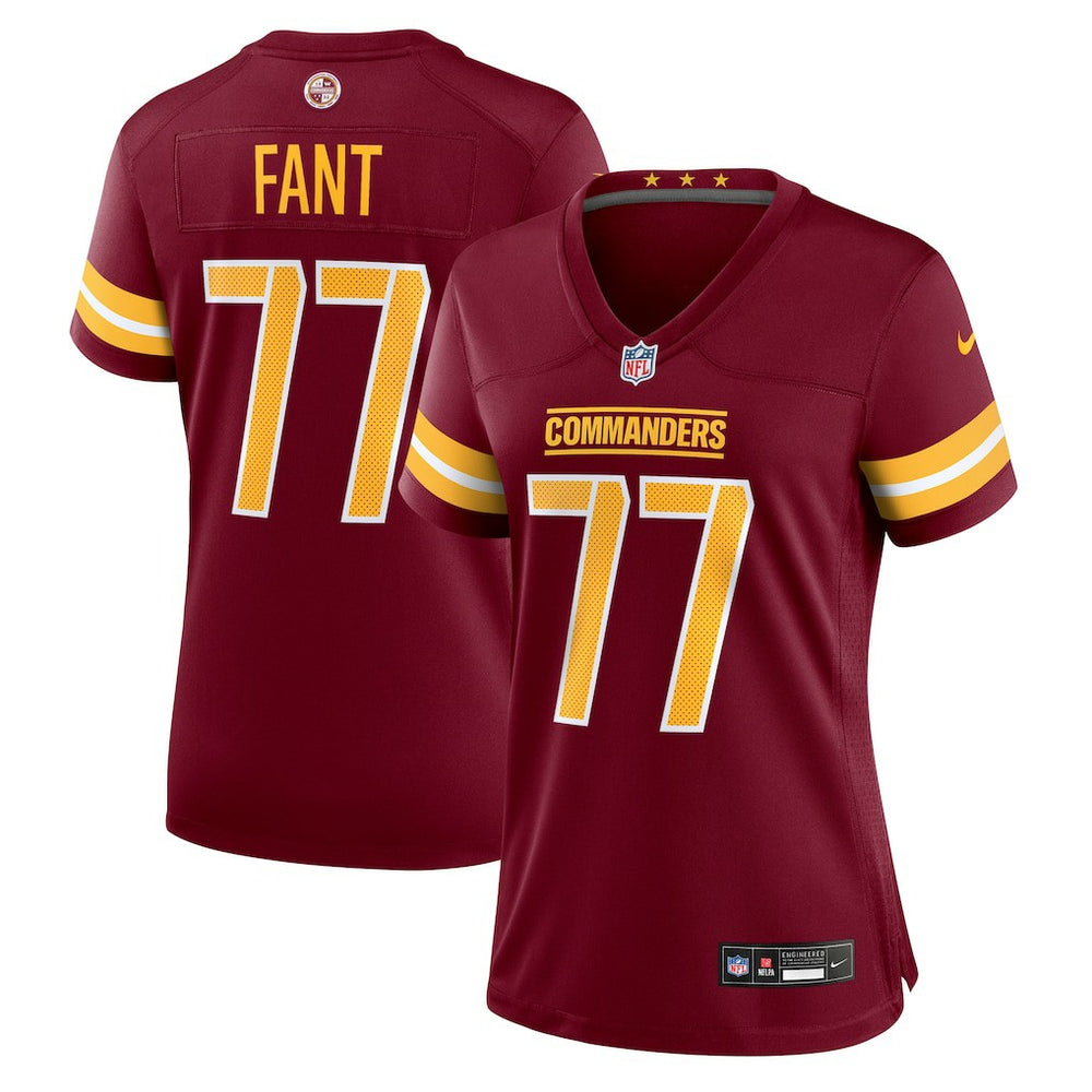 Nike George Fant Washington Commanders Women's Team Game Jersey Burgundy
