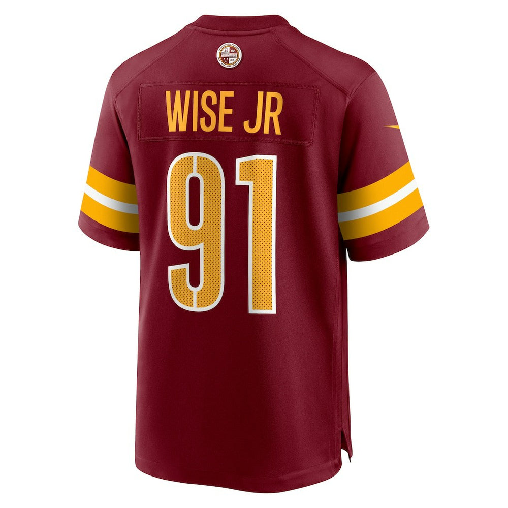 Nike Deatrich Wise Jr. Washington Commanders Team Game Jersey Burgundy