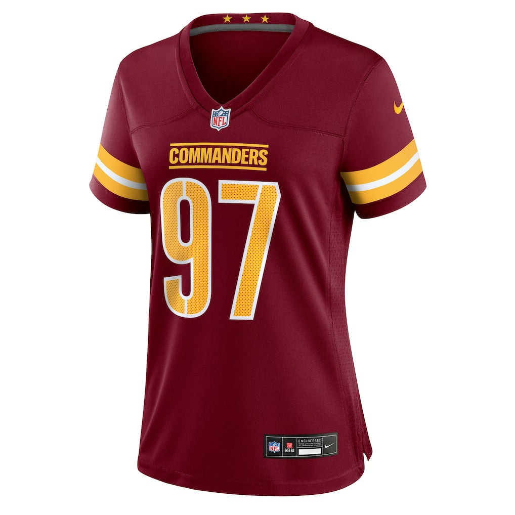 Nike Eddie Goldman Washington Commanders Women's Team Game Jersey Burgundy