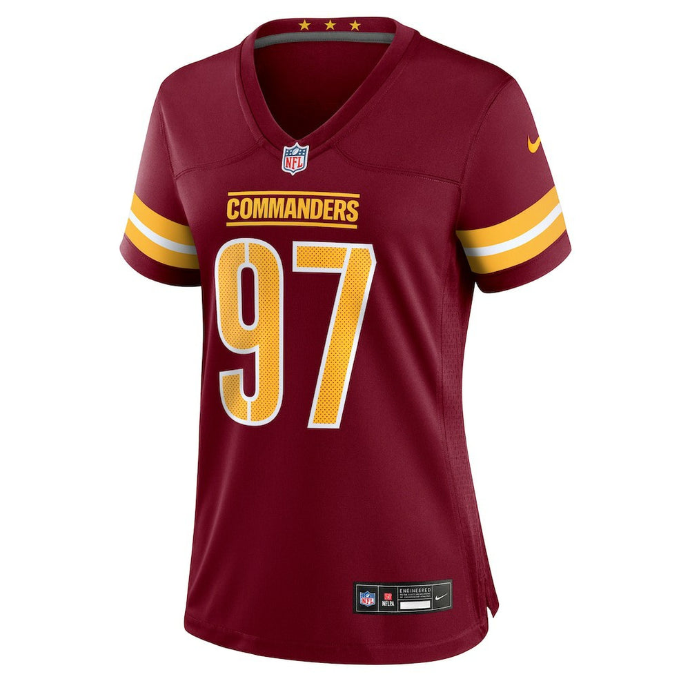 Nike Eddie Goldman Washington Commanders Women's Team Game Jersey Burgundy