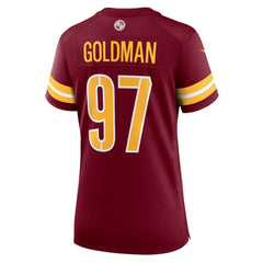 Nike Eddie Goldman Washington Commanders Women's Team Game Jersey Burgundy
