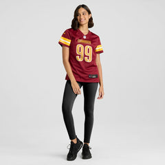 Nike Javon Kinlaw Washington Commanders Women's Team Game Jersey Burgundy