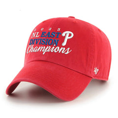 Philadelphia Phillies '47 2025 NL East Division Champions Clean Up Adjustable Hat - Red - 47 brand Sale