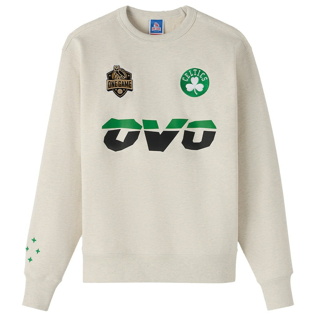 Boston Celtics OVO x NBA Fleece Sweatshirt Natural