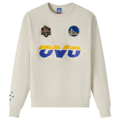 Golden State Warriors OVO x NBA Fleece Sweatshirt Natural