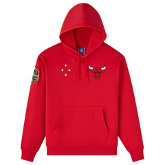 Chicago Bulls OVO x NBA Fleece Hoodie Red