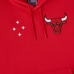 Chicago Bulls OVO x NBA Fleece Hoodie Red