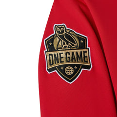 Chicago Bulls OVO x NBA Fleece Hoodie Red