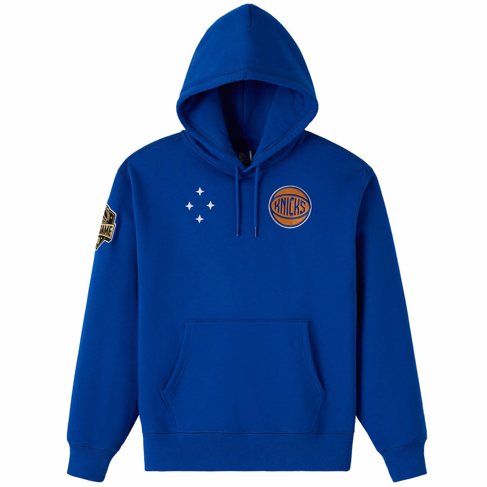 New York Knicks OVO x NBA Fleece Hoodie Blue