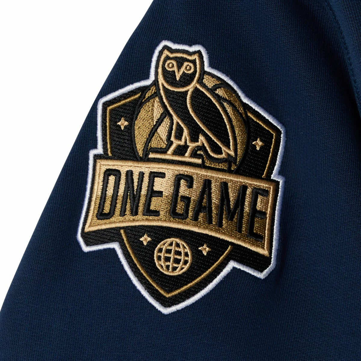 Memphis Grizzlies OVO x NBA Fleece Hoodie Navy
