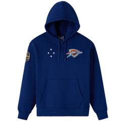 Oklahoma City Thunder OVO x NBA Fleece Hoodie Blue