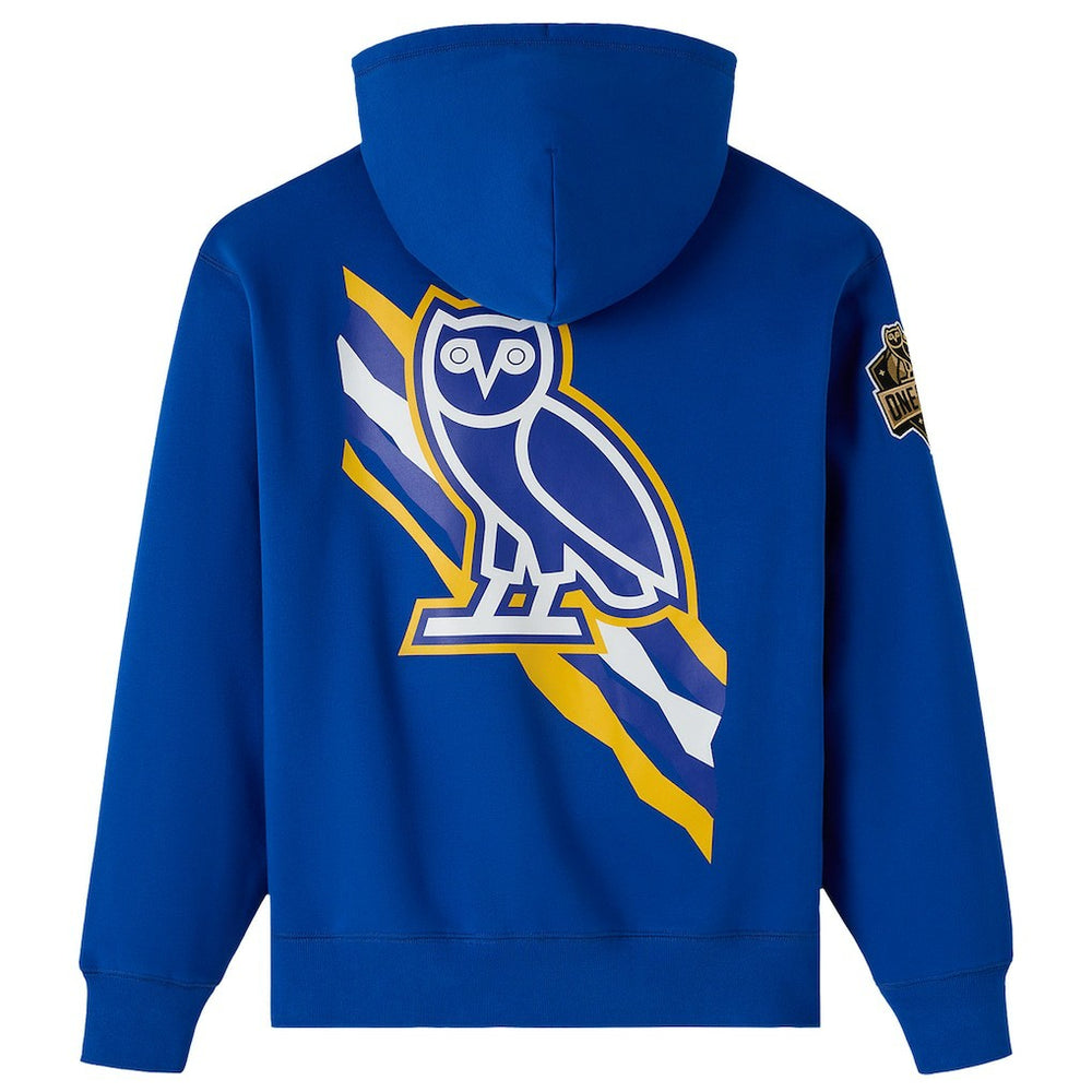 Golden State Warriors OVO x NBA Fleece Hoodie Royal