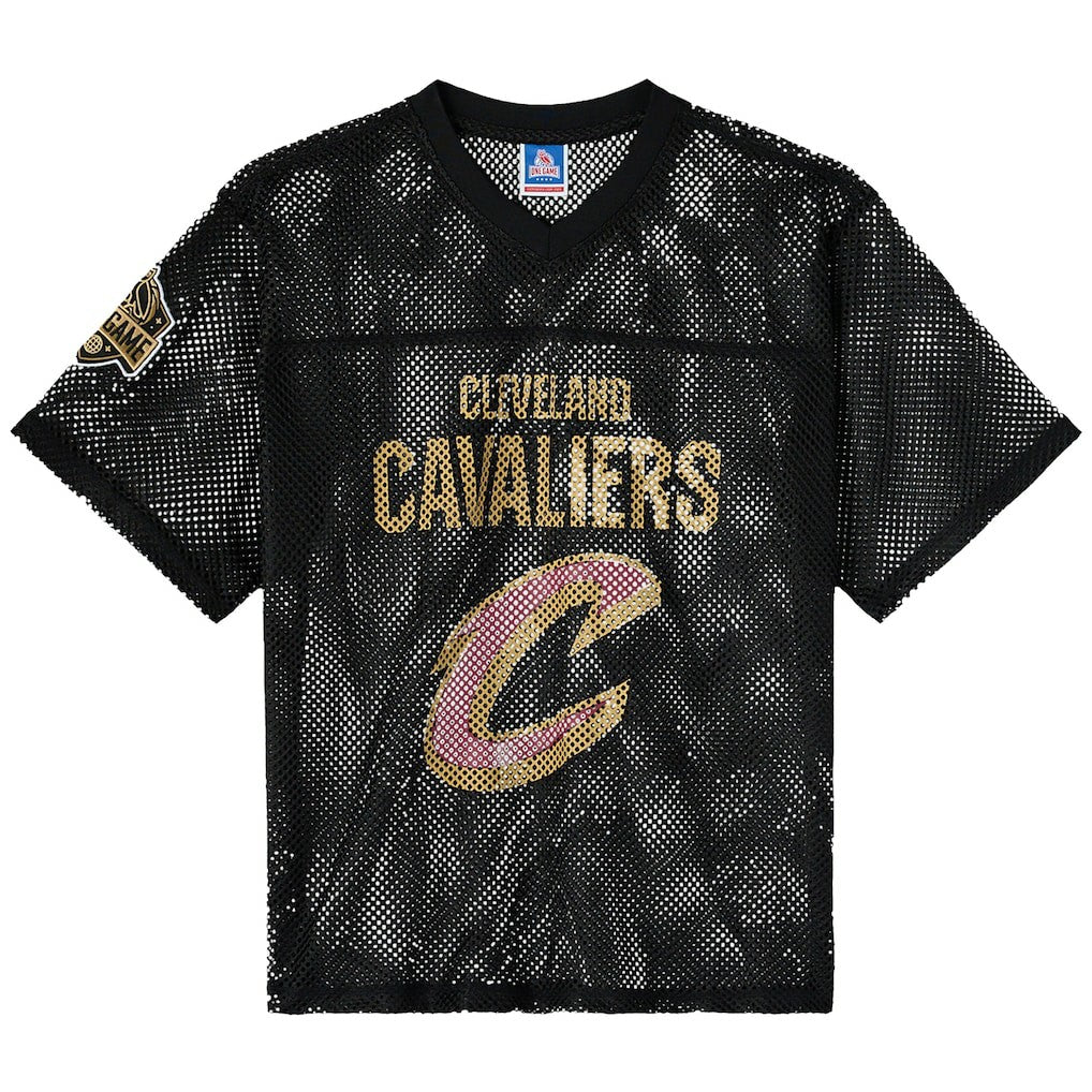 Cleveland Cavaliers OVO x NBA Mesh Football Fashion Jersey Black