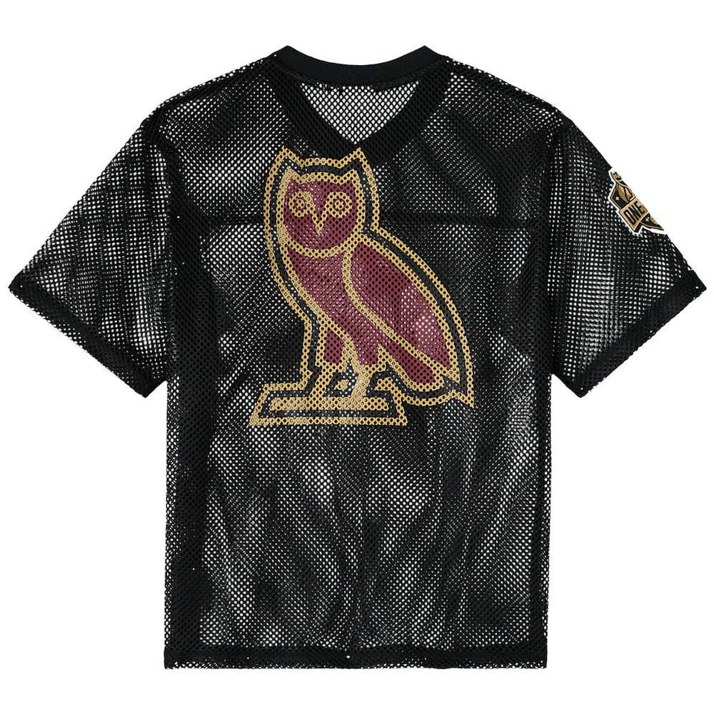 Cleveland Cavaliers OVO x NBA Mesh Football Fashion Jersey Black