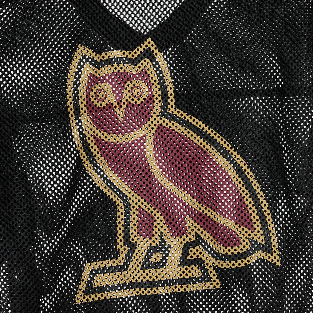 Cleveland Cavaliers OVO x NBA Mesh Football Fashion Jersey Black