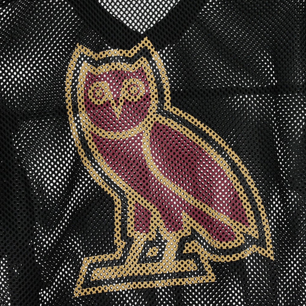 Cleveland Cavaliers OVO x NBA Mesh Football Fashion Jersey Black
