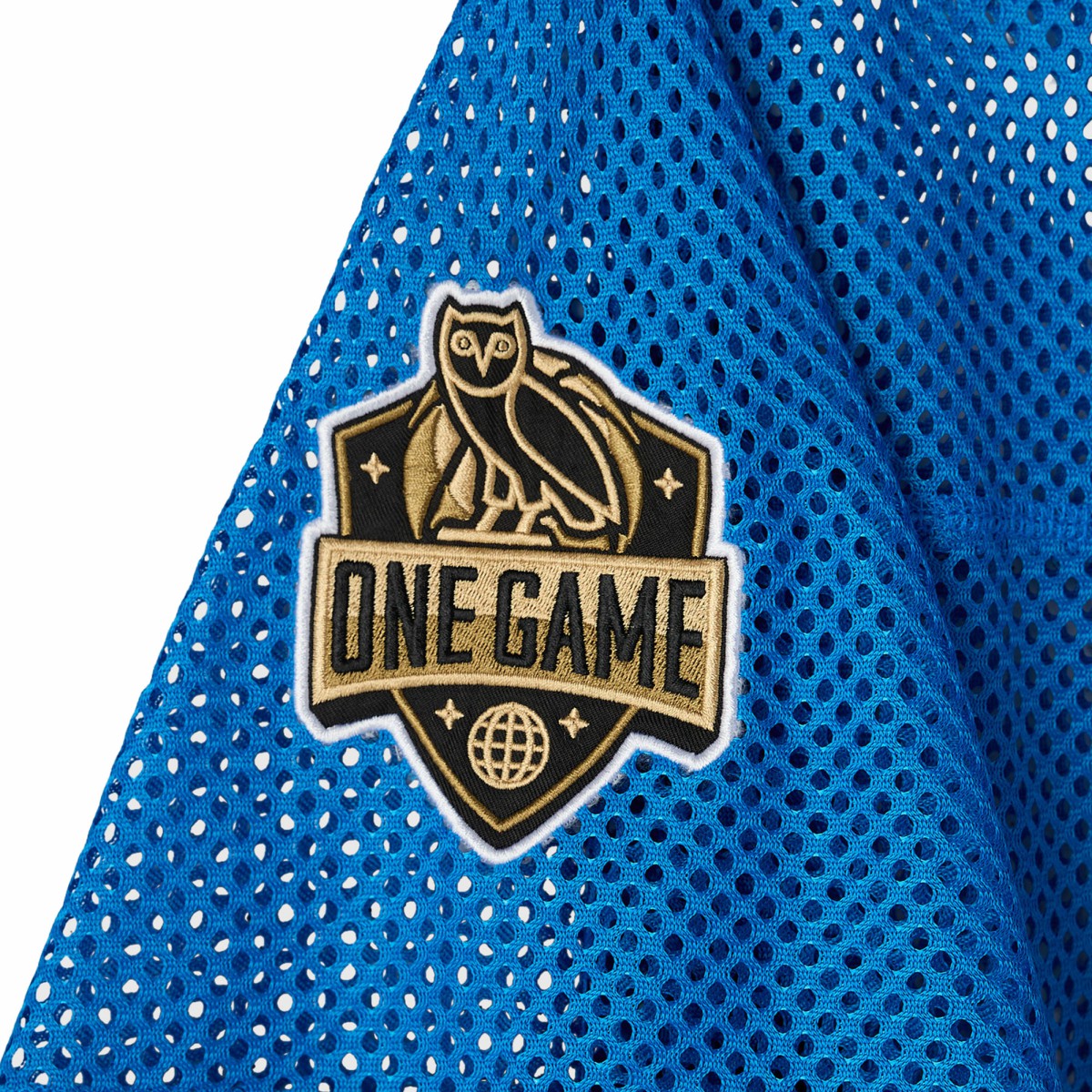 Oklahoma City Thunder OVO x NBA Mesh Football Fashion Jersey Blue