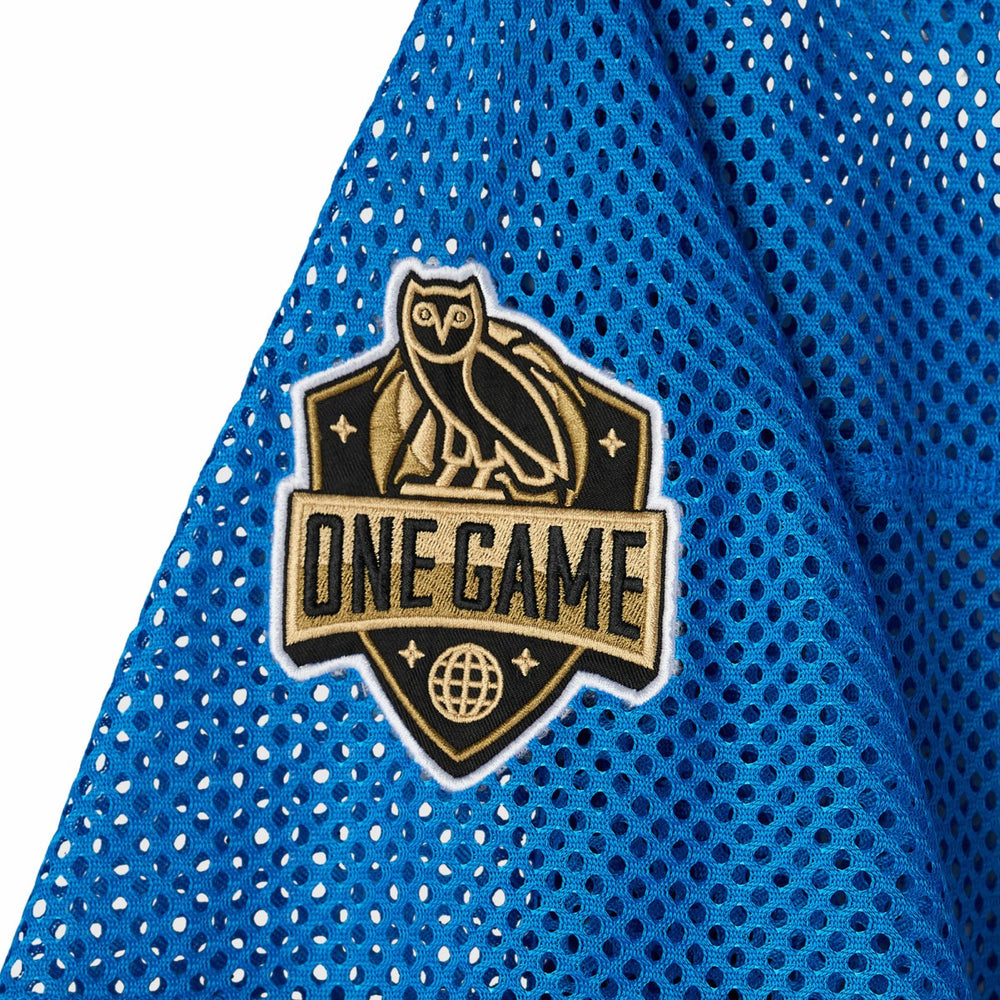 Oklahoma City Thunder OVO x NBA Mesh Football Fashion Jersey Blue