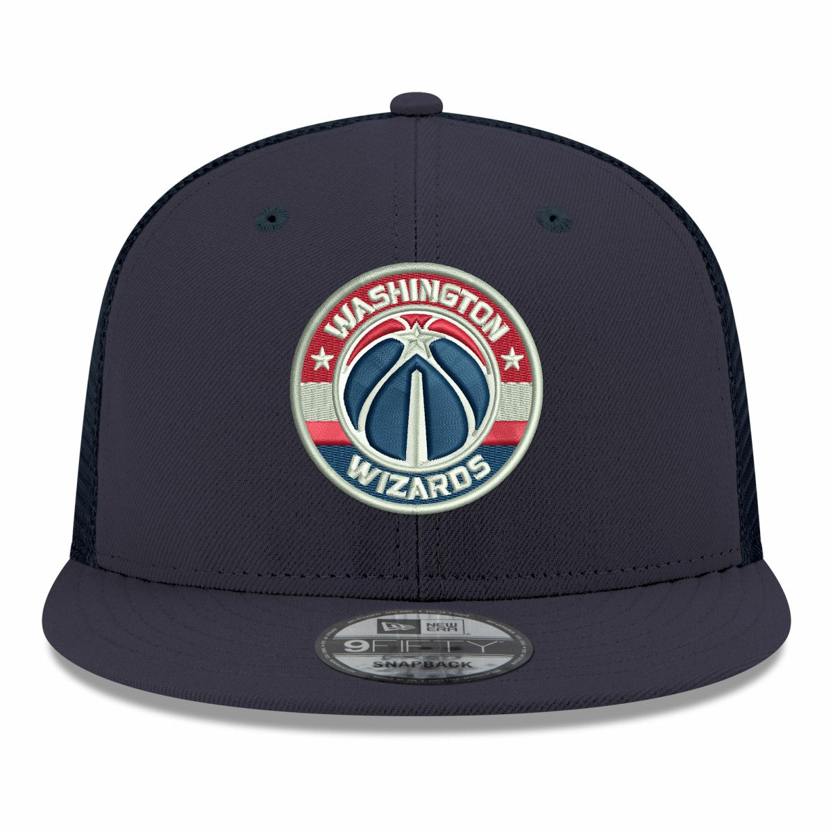 Washington Wizards Core Logo Meshback 9FIFTY Snapback Hat Navy | New Era
