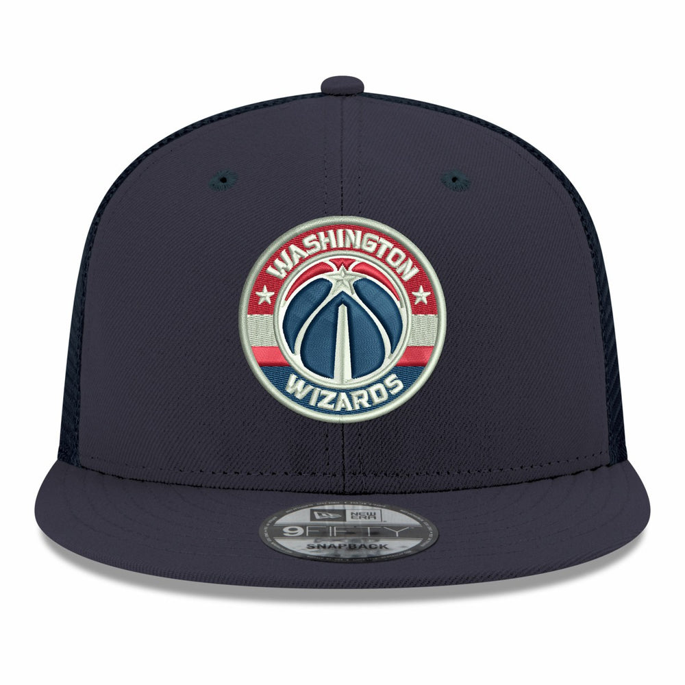 Washington Wizards Core Logo Meshback 9FIFTY Snapback Hat Navy | New Era