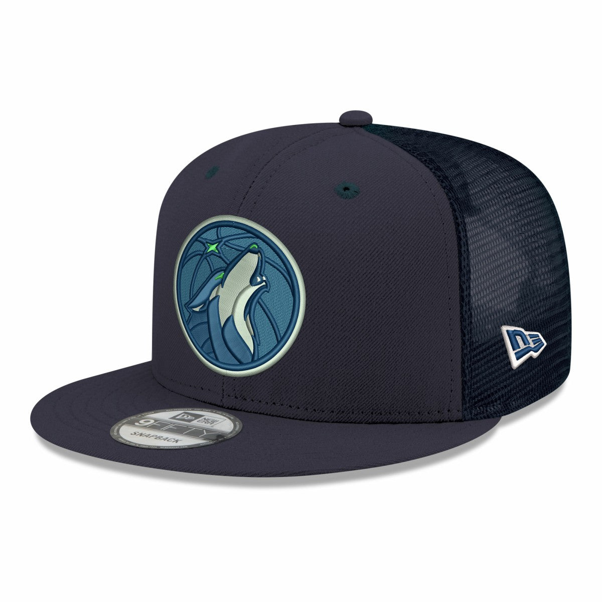 Minnesota Timberwolves Core Logo Meshback 9FIFTY Snapback Hat Navy | New Era outlet