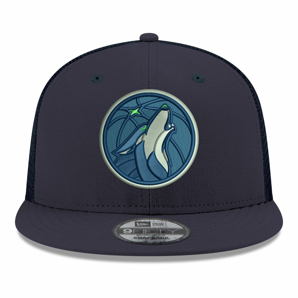 Minnesota Timberwolves Core Logo Meshback 9FIFTY Snapback Hat Navy | New Era outlet