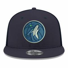 Minnesota Timberwolves Core Logo Meshback 9FIFTY Snapback Hat Navy | New Era outlet