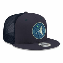 Minnesota Timberwolves Core Logo Meshback 9FIFTY Snapback Hat Navy | New Era outlet