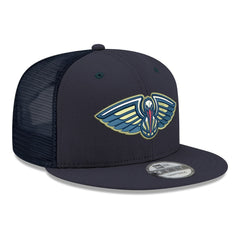 New Orleans Pelicans Core Logo Meshback 9FIFTY Snapback Hat Navy | New Era outlet