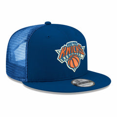 New York Knicks Core Logo Meshback 9FIFTY Snapback Hat Blue | New Era for sale