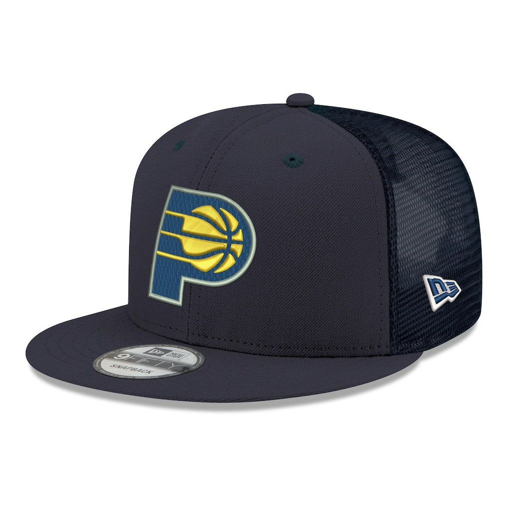 Indiana Pacers Core Logo Meshback 9FIFTY Snapback Hat Navy | New Era for sale