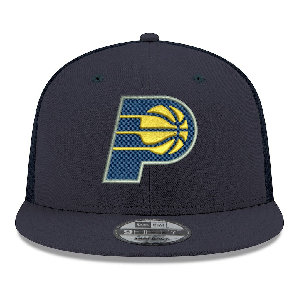 Indiana Pacers Core Logo Meshback 9FIFTY Snapback Hat Navy | New Era for sale