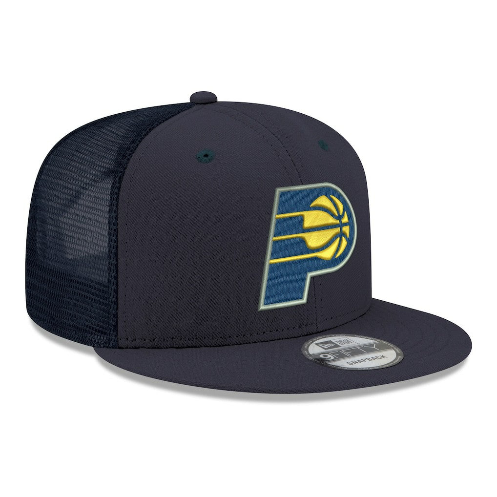Indiana Pacers Core Logo Meshback 9FIFTY Snapback Hat Navy | New Era for sale