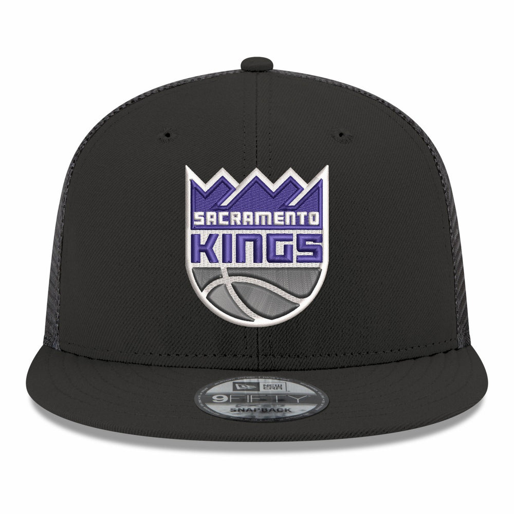 Sacramento Kings Core Logo Meshback 9FIFTY Snapback Hat Black | New Era Lifestyle