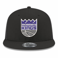 Sacramento Kings Core Logo Meshback 9FIFTY Snapback Hat Black | New Era Lifestyle