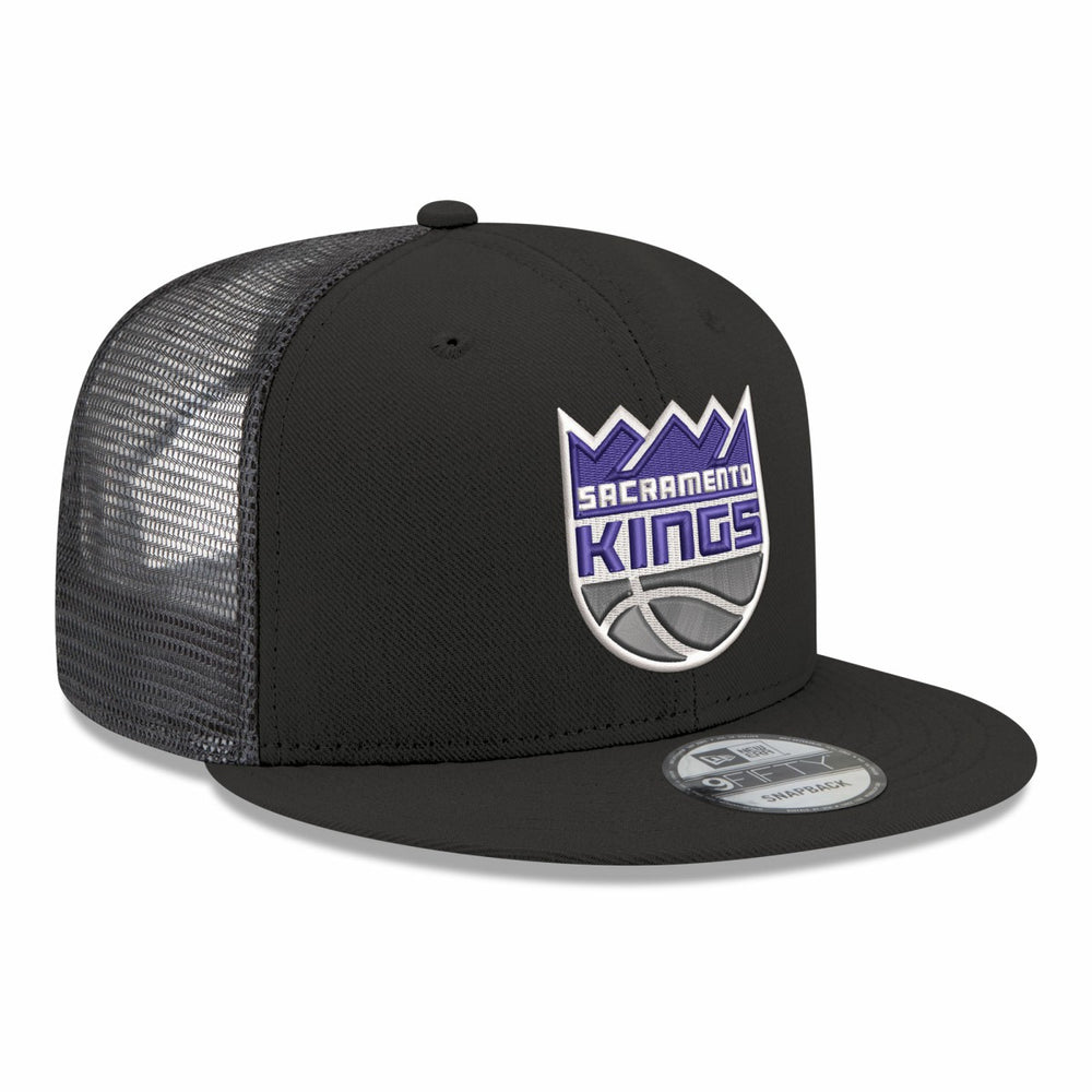 Sacramento Kings Core Logo Meshback 9FIFTY Snapback Hat Black | New Era Lifestyle