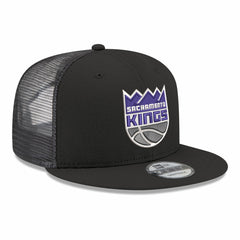 Sacramento Kings Core Logo Meshback 9FIFTY Snapback Hat Black | New Era Lifestyle