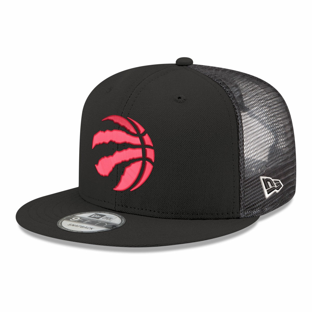 Toronto Raptors Core Logo Meshback 9FIFTY Snapback Hat Black | New Era Near Me