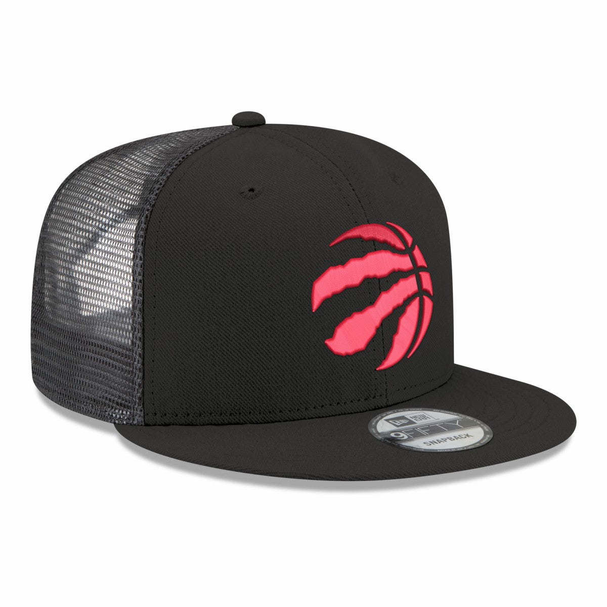 Toronto Raptors Core Logo Meshback 9FIFTY Snapback Hat Black | New Era Near Me