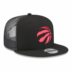 Toronto Raptors Core Logo Meshback 9FIFTY Snapback Hat Black | New Era Near Me