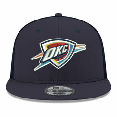 Oklahoma City Thunder Core Logo Meshback 9FIFTY Snapback Hat Navy | New Era