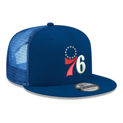Philadelphia 76ers Core Logo Meshback 9FIFTY Snapback Hat Royal | New Era online