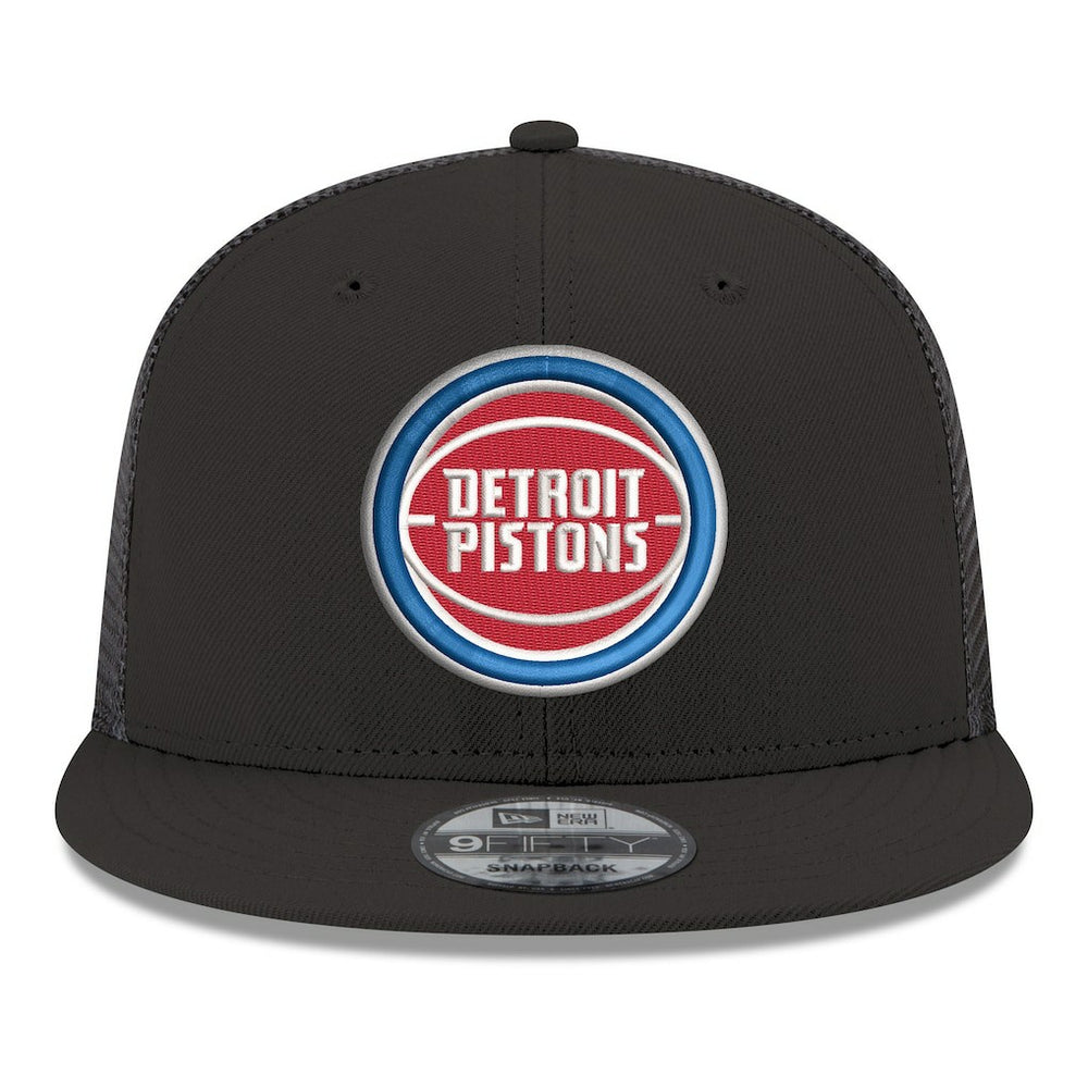 Detroit Pistons Core Logo Meshback 9FIFTY Snapback Hat for sale Black | New Era Lifestyle