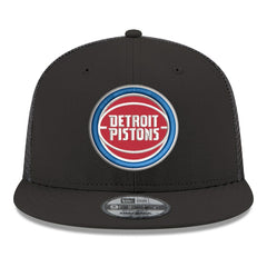Detroit Pistons Core Logo Meshback 9FIFTY Snapback Hat for sale Black | New Era Lifestyle