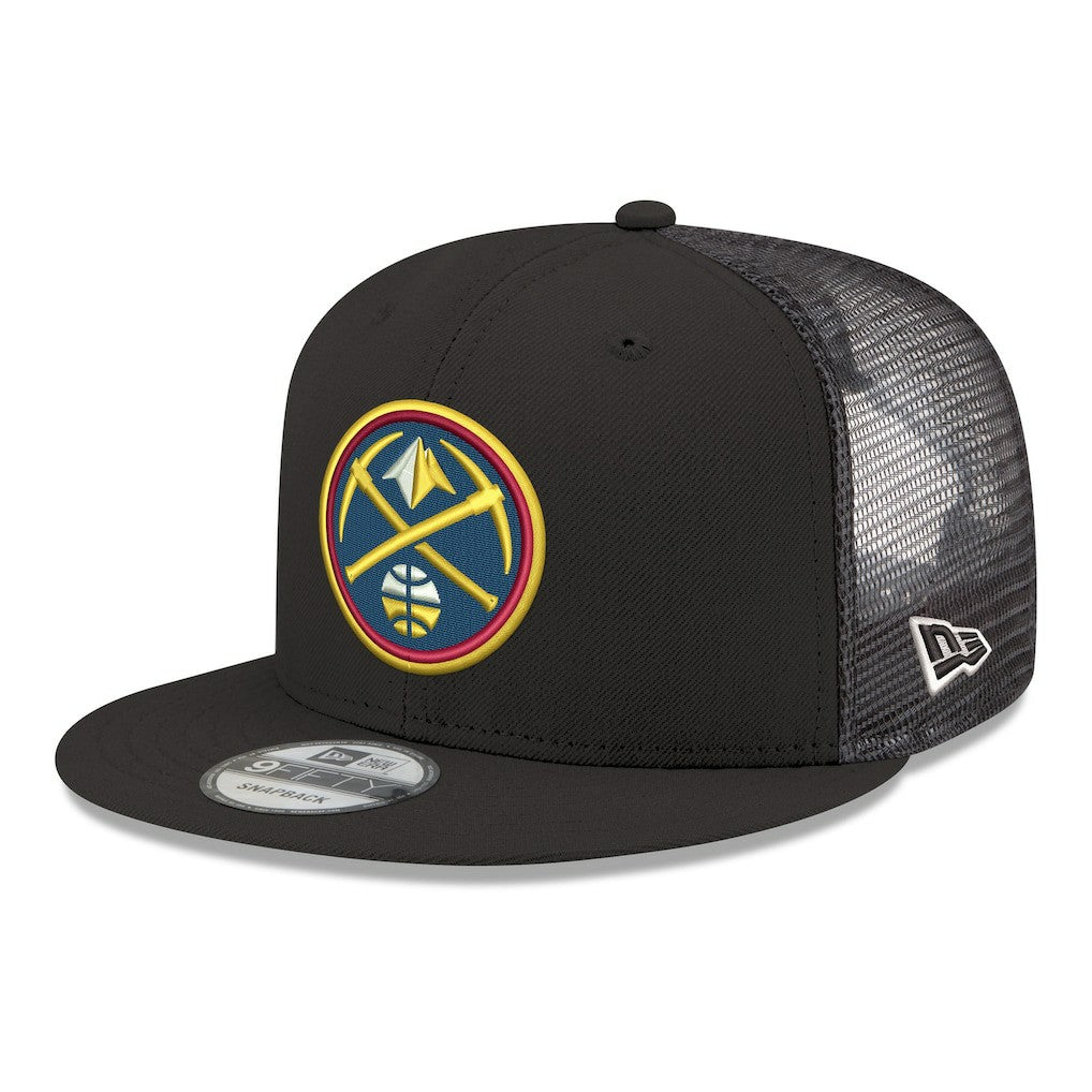 Denver Nuggets Core Logo Meshback 9FIFTY Snapback Hat for sale Black | New Era US
