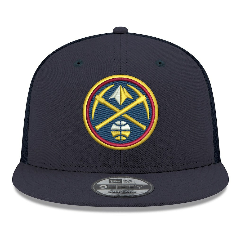 Denver Nuggets Core Logo Meshback 9FIFTY Snapback Hat for sale Navy | New Era online