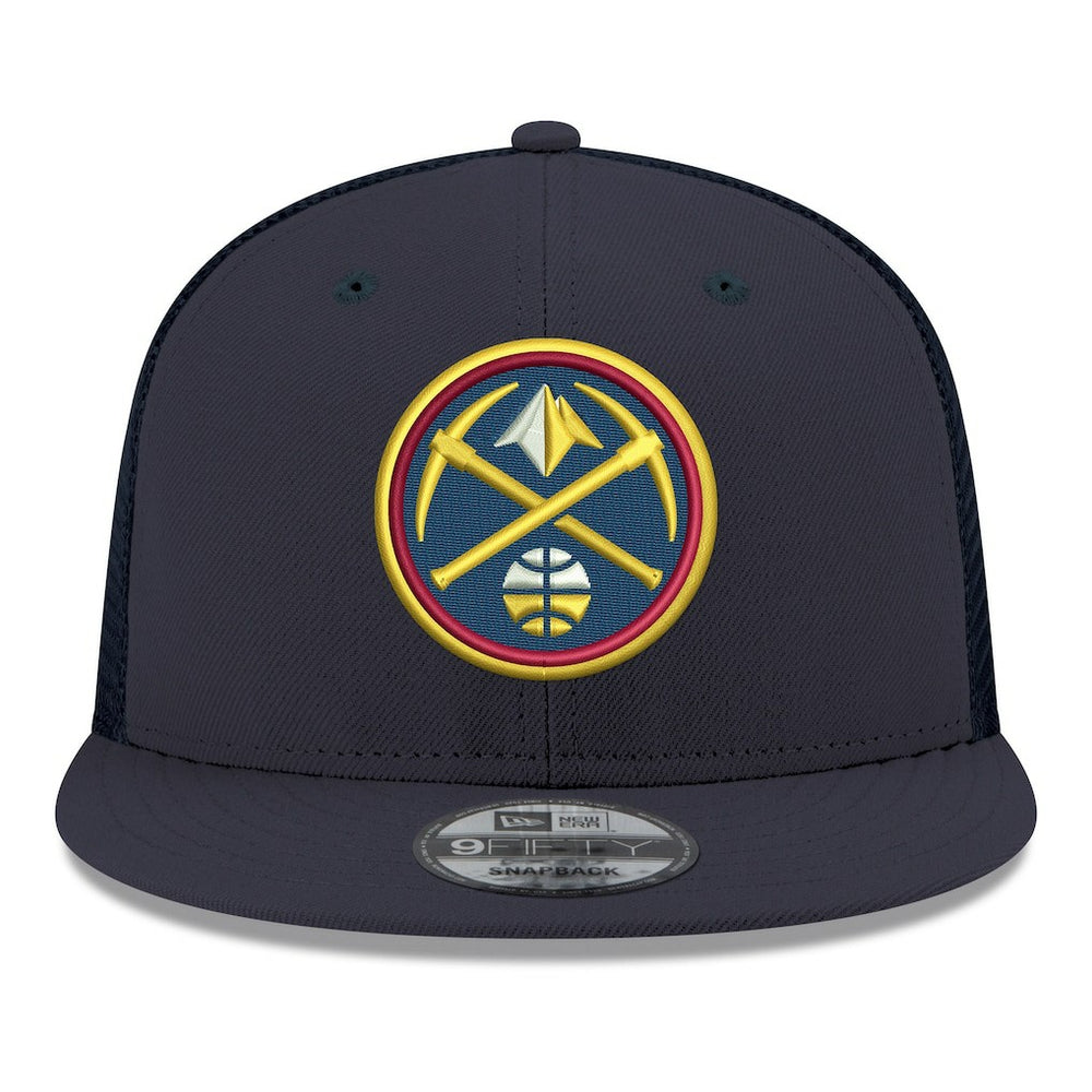 Denver Nuggets Core Logo Meshback 9FIFTY Snapback Hat for sale Navy | New Era online