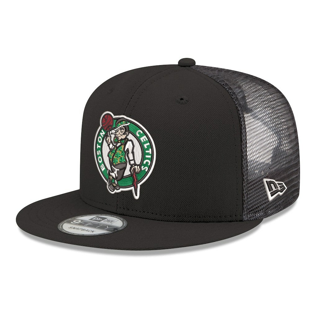 Boston Celtics Core Logo Meshback 9FIFTY Snapback Hat Black | New Era for sale