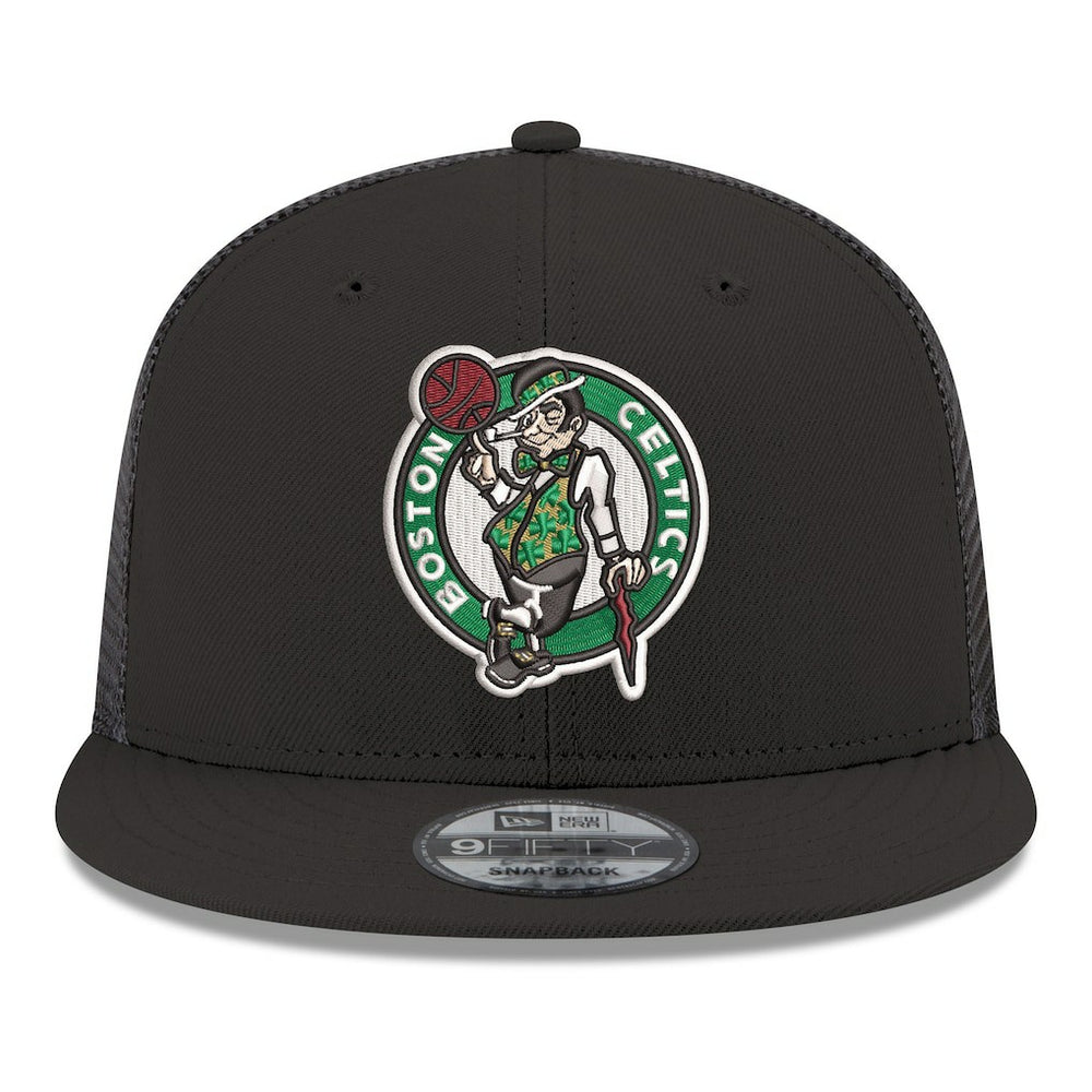 Boston Celtics Core Logo Meshback 9FIFTY Snapback Hat Black | New Era for sale