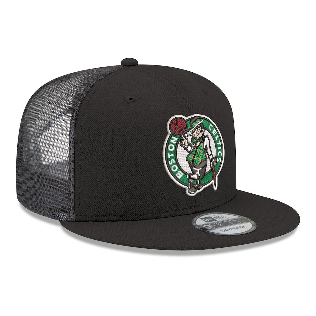 Boston Celtics Core Logo Meshback 9FIFTY Snapback Hat Black | New Era for sale